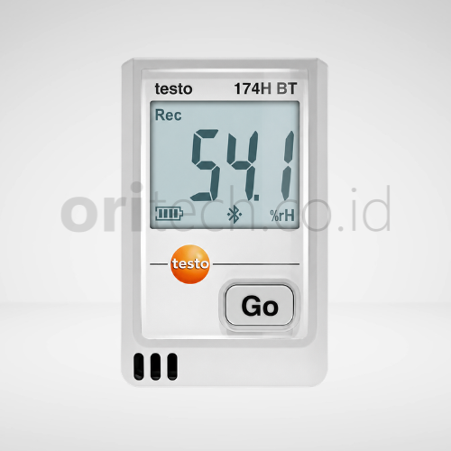 Testo 174H BT Mini data logger for temperature and humidity with Bluetooth® and app connection