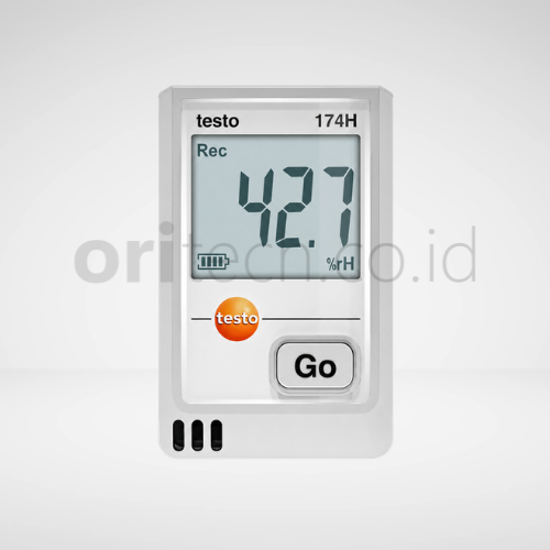 Testo 174H Mini data logger for temperature and humidity with USB-C and PC Software