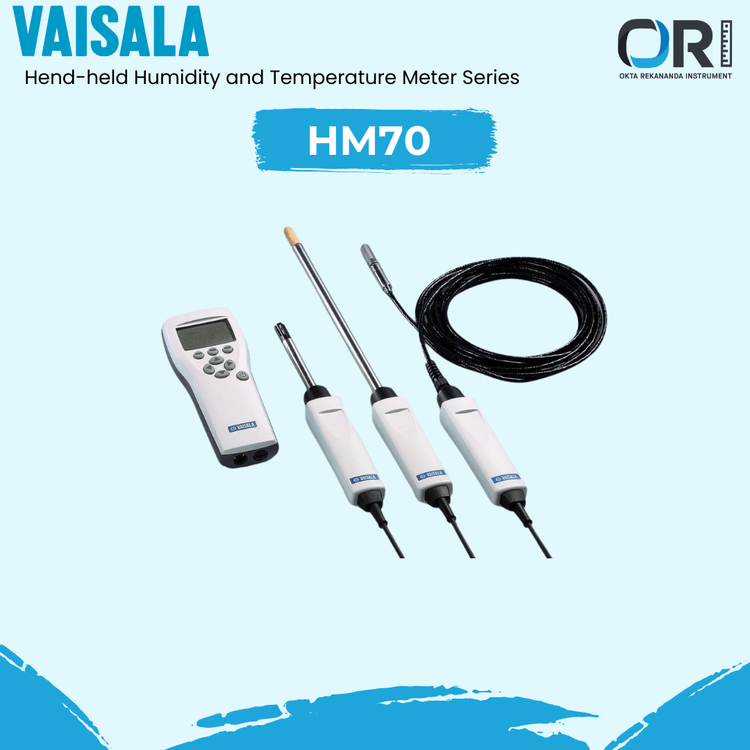 VAISALA HM70 Multi-Probe Hand-held Humidity and Temperature Meter (