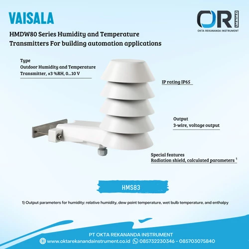 VAISALA HMS83 Outdoor Humidity and Temperature Transmitter