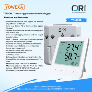 YEM-20L Thermo hygrometer with data logger