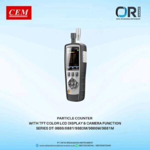 CEM Particle Counter With TFT Color LCD Display & Camera Function Series DT-9880
